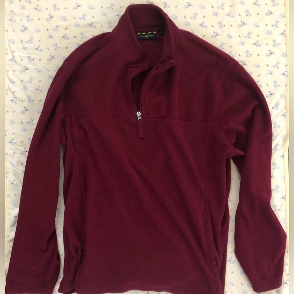 red half zip